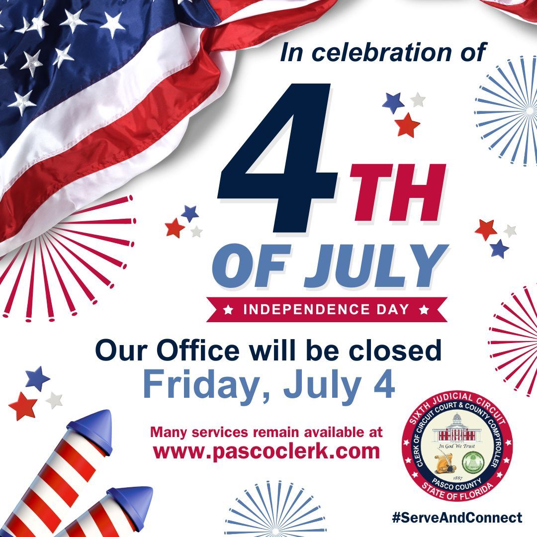 Fourth of July 2025 Closure
